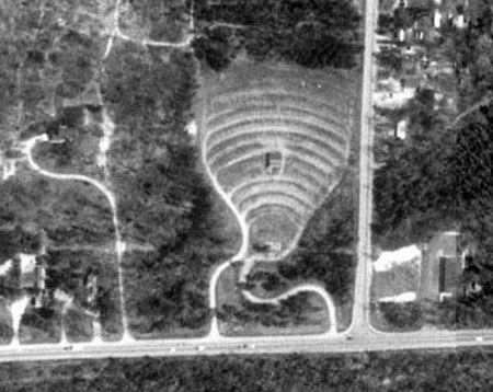 Tawas Drive-In Theatre - Aerial - Photo From Terraserver